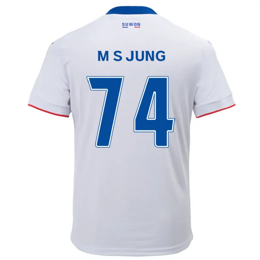 Danxen Kid Sung-Min Jung #74 White Blue Away Jersey 2024/25 T-Shirt