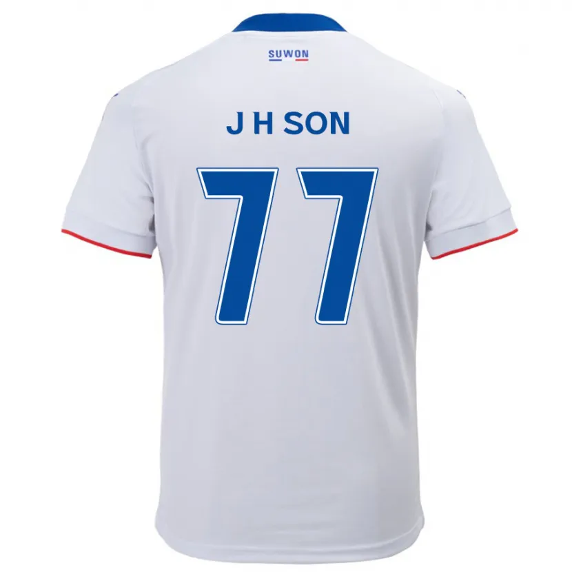 Danxen Kid Ho-Jun Son #77 White Blue Away Jersey 2024/25 T-Shirt