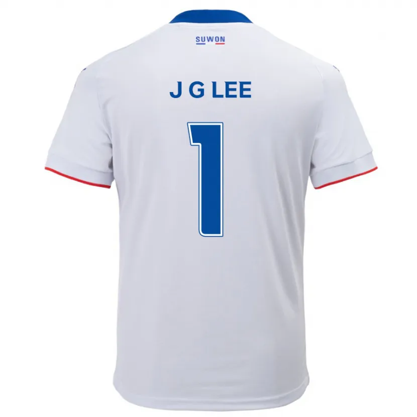 Danxen Kid Gyeong-Jun Lee #1 White Blue Away Jersey 2024/25 T-Shirt