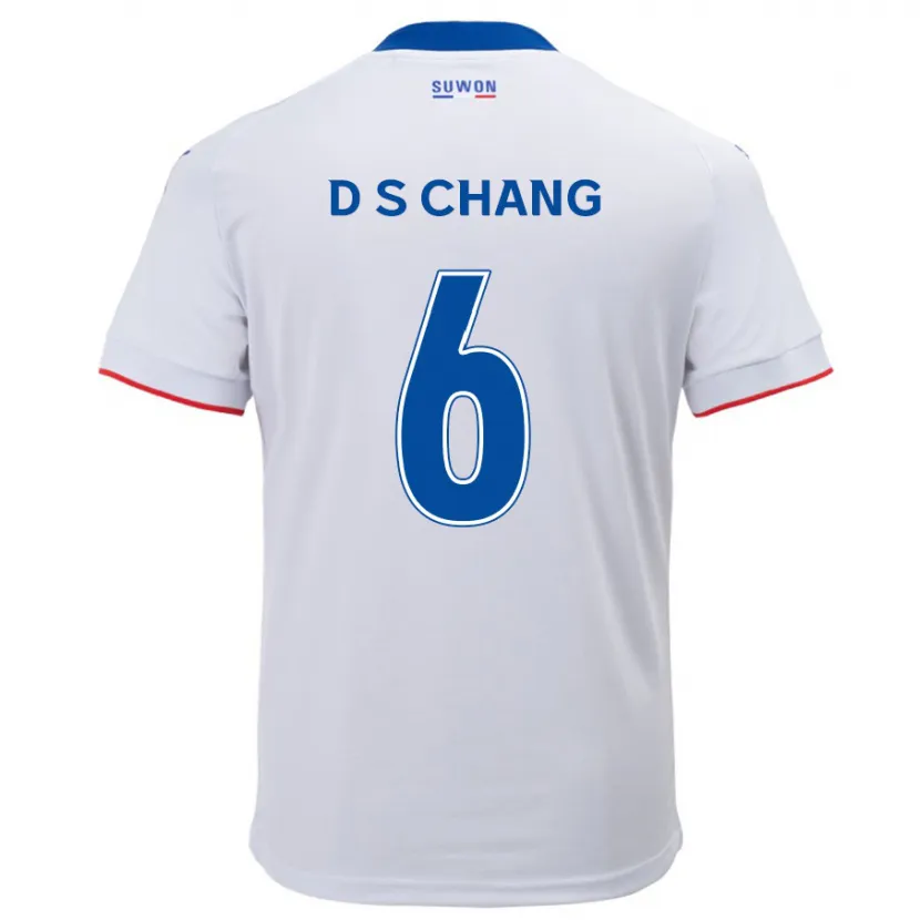 Danxen Kid Se-Dong Chang #6 White Blue Away Jersey 2024/25 T-Shirt