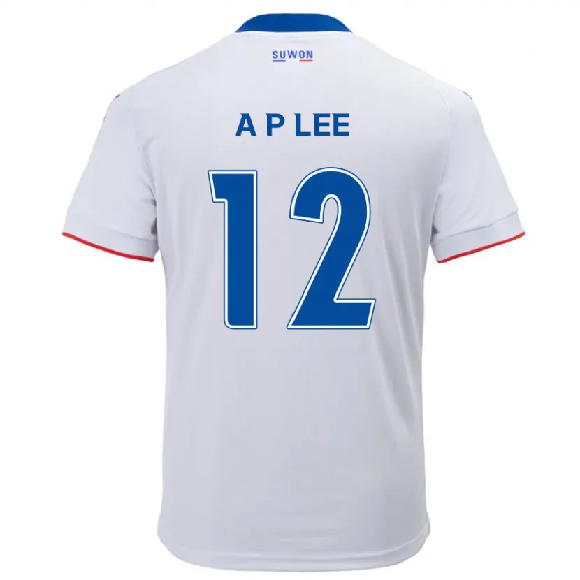 Danxen Kid Pyeong-An Lee #12 White Blue Away Jersey 2024/25 T-Shirt