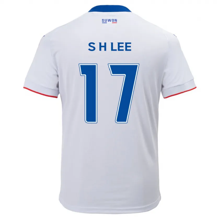 Danxen Kid Hyun-Seo Lee #17 White Blue Away Jersey 2024/25 T-Shirt