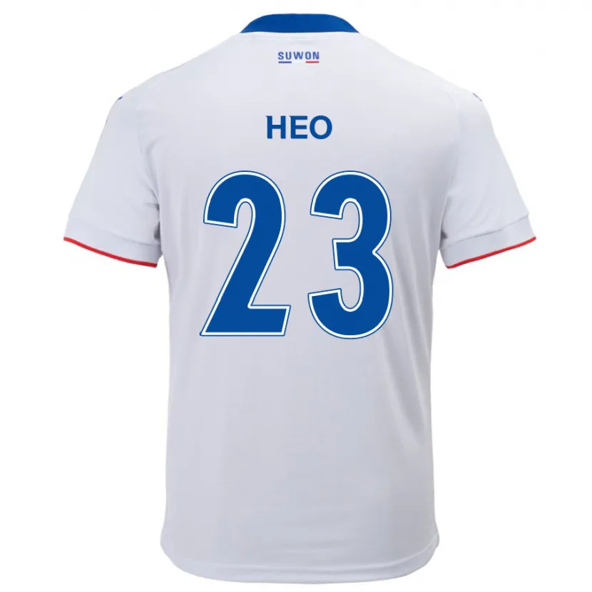 Danxen Kid Hwan Heo #23 White Blue Away Jersey 2024/25 T-Shirt