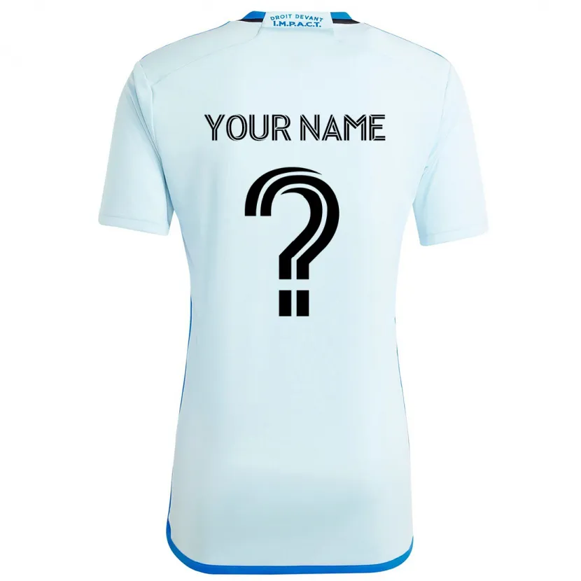 Danxen Kid Your Name #0 Ice Blue Away Jersey 2024/25 T-Shirt