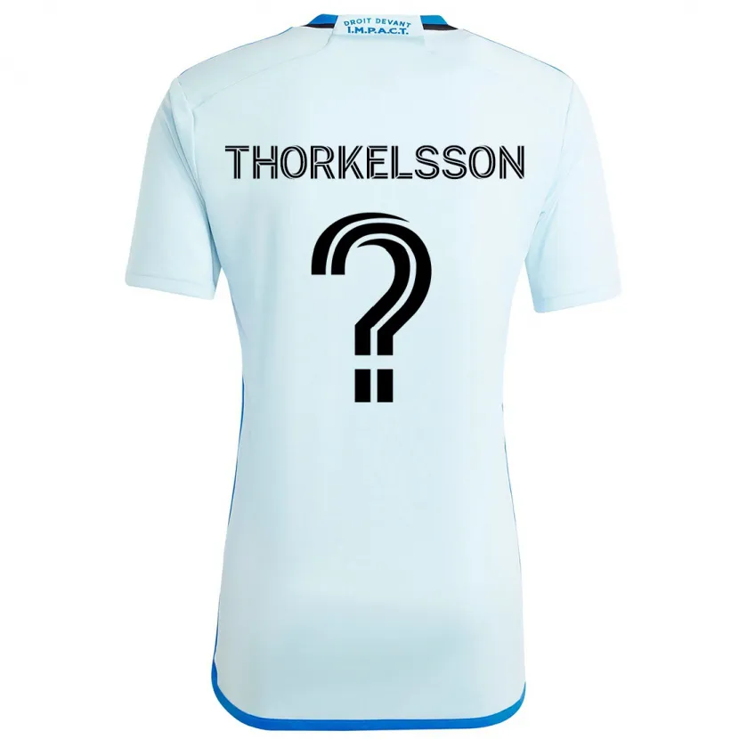 Danxen Kid Róbert Orri Thorkelsson #0 Ice Blue Away Jersey 2024/25 T-Shirt