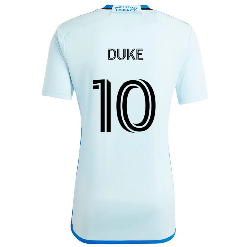 Danxen Kid Bryce Duke #10 Ice Blue Away Jersey 2024/25 T-Shirt