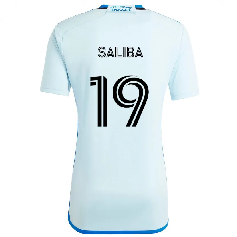 Danxen Kid Nathan-Dylan Saliba #19 Ice Blue Away Jersey 2024/25 T-Shirt