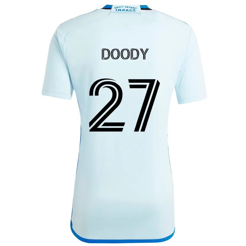 Danxen Kid Grayson Doody #27 Ice Blue Away Jersey 2024/25 T-Shirt