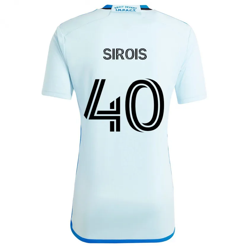 Danxen Kid Jonathan Sirois #40 Ice Blue Away Jersey 2024/25 T-Shirt