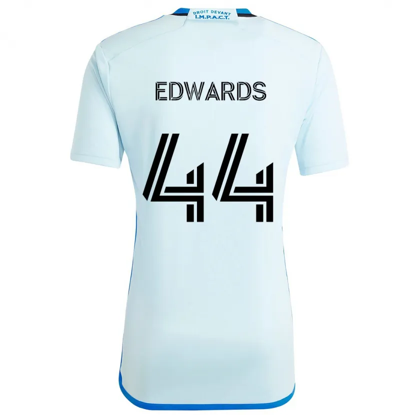 Danxen Kid Raheem Edwards #44 Ice Blue Away Jersey 2024/25 T-Shirt