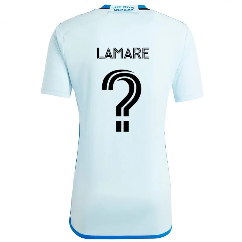 Danxen Kid Samuel Lamare #0 Ice Blue Away Jersey 2024/25 T-Shirt