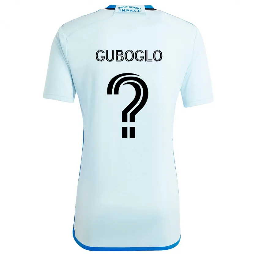 Danxen Kid Yuri Guboglo #0 Ice Blue Away Jersey 2024/25 T-Shirt