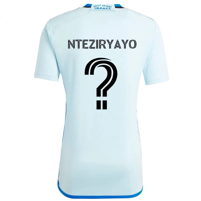 Danxen Kid Josh Nteziryayo #0 Ice Blue Away Jersey 2024/25 T-Shirt