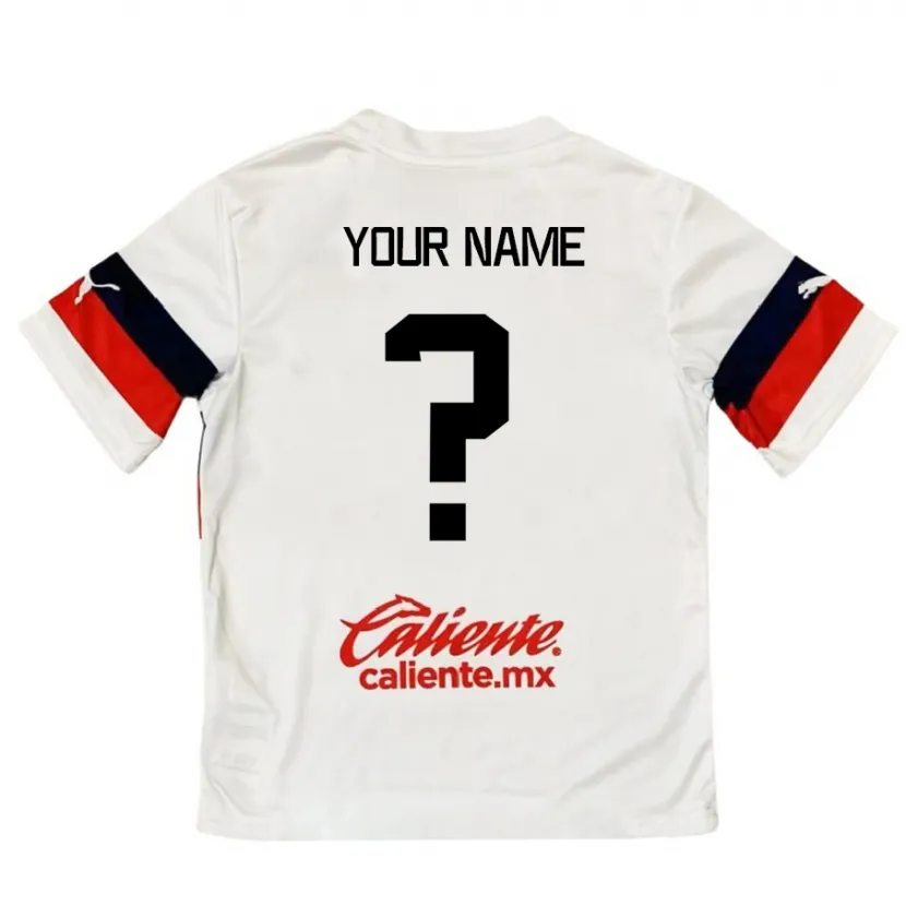 Danxen Kid Your Name #0 White Red Away Jersey 2024/25 T-Shirt