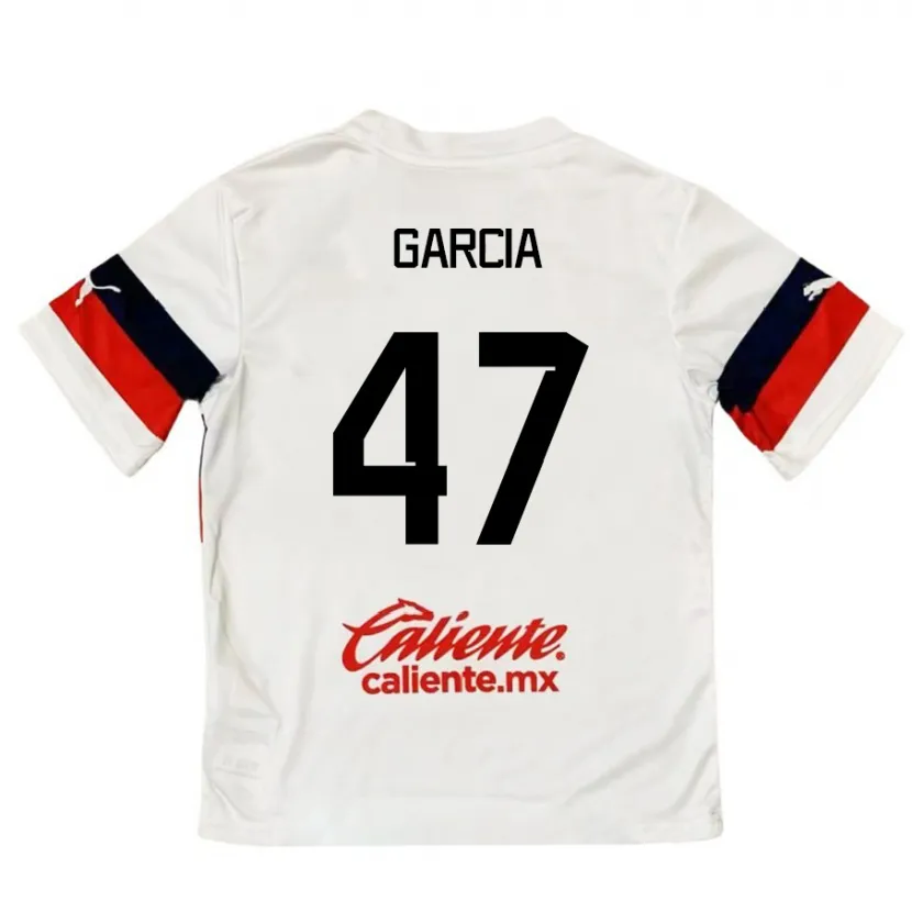 Danxen Kid Gael García #47 White Red Away Jersey 2024/25 T-Shirt