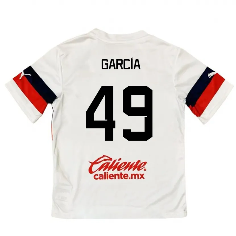 Danxen Kid Gilberto García #49 White Red Away Jersey 2024/25 T-Shirt