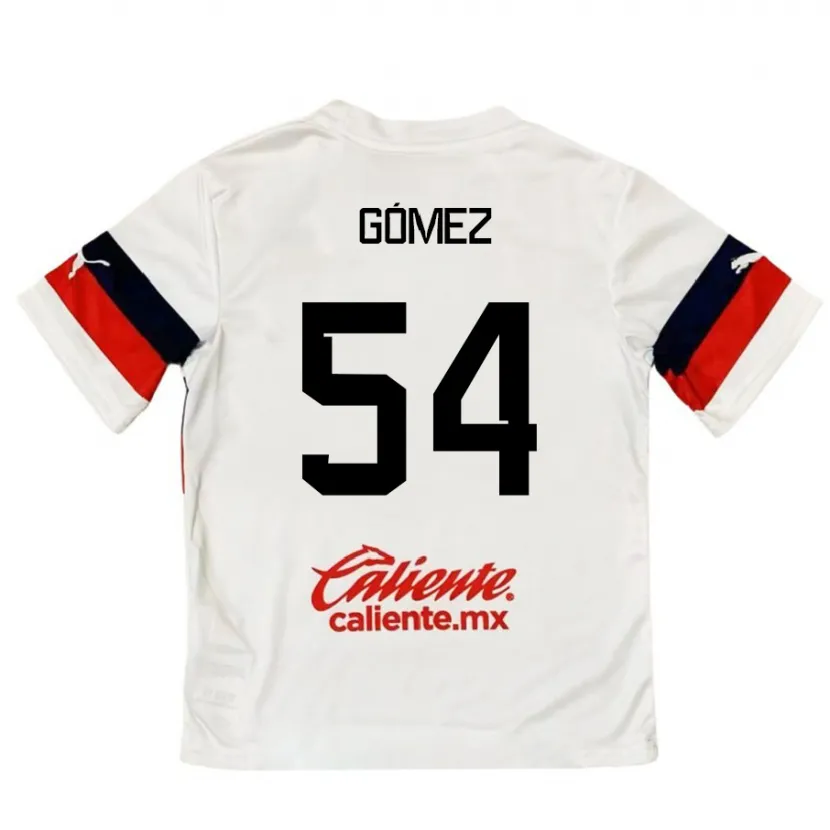 Danxen Kid Miguel Gómez #54 White Red Away Jersey 2024/25 T-Shirt