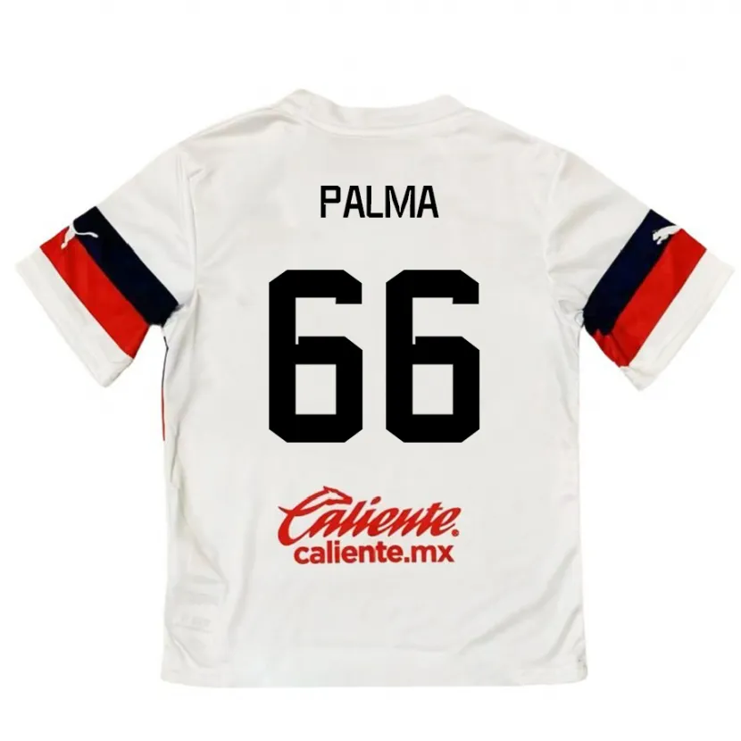 Danxen Kid Arturo Palma #66 White Red Away Jersey 2024/25 T-Shirt