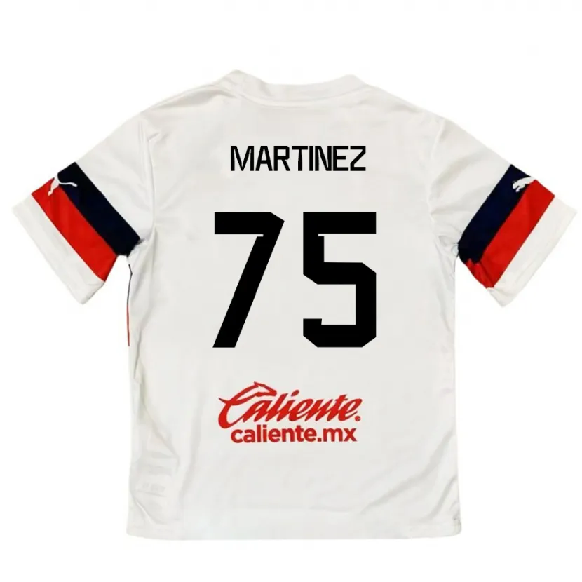 Danxen Kid Isaac Martínez #75 White Red Away Jersey 2024/25 T-Shirt