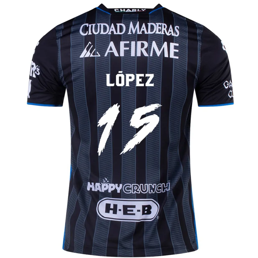 Danxen Kid Víctor López #15 White Black Away Jersey 2024/25 T-Shirt