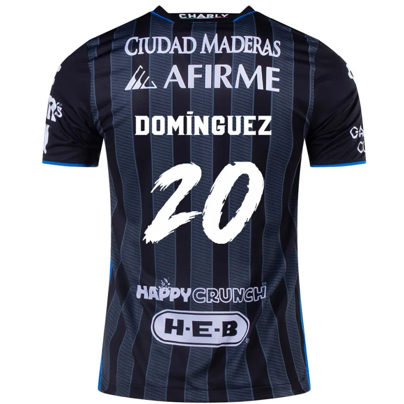 Danxen Kid Misael Domínguez #20 White Black Away Jersey 2024/25 T-Shirt