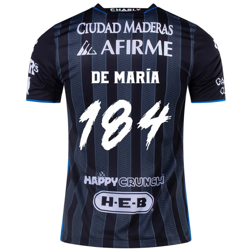 Danxen Kid Antonio De María Y Campos #184 White Black Away Jersey 2024/25 T-Shirt