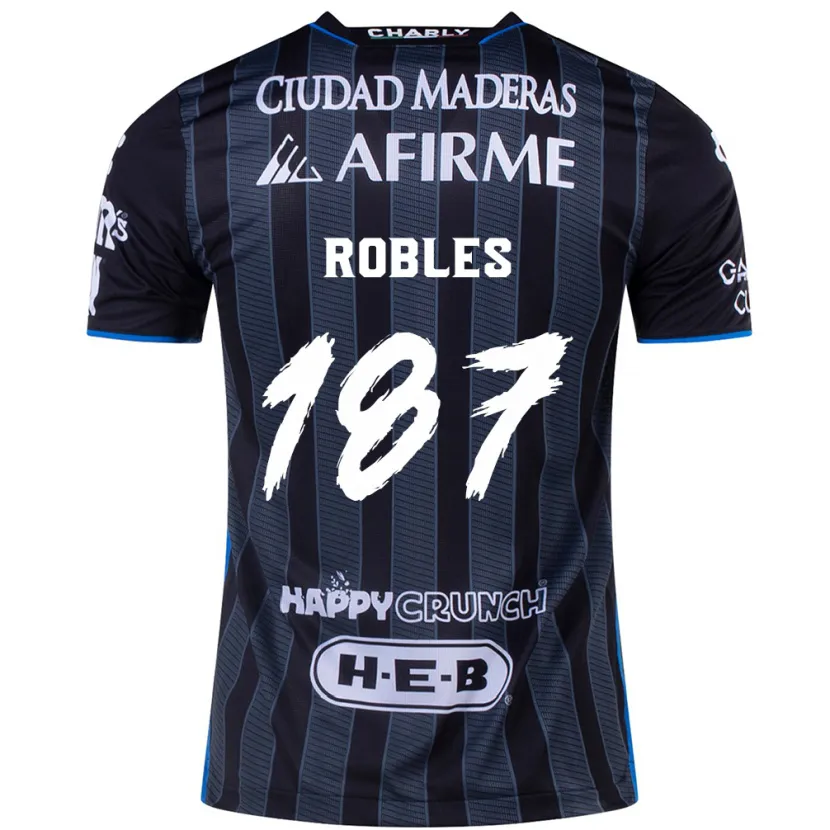 Danxen Kid Juan Robles #187 White Black Away Jersey 2024/25 T-Shirt