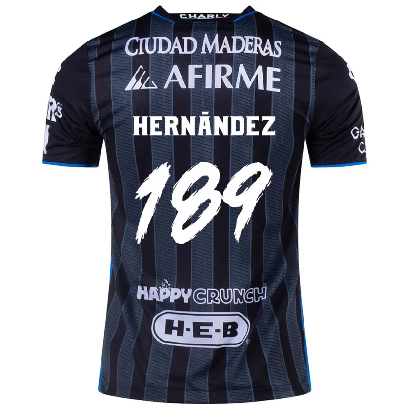 Danxen Kid Sebastián Hernández #189 White Black Away Jersey 2024/25 T-Shirt