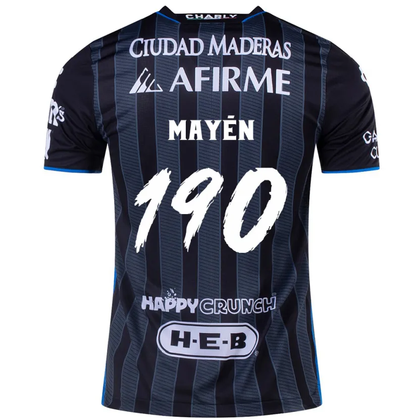 Danxen Kid Eduardo Mayén #190 White Black Away Jersey 2024/25 T-Shirt