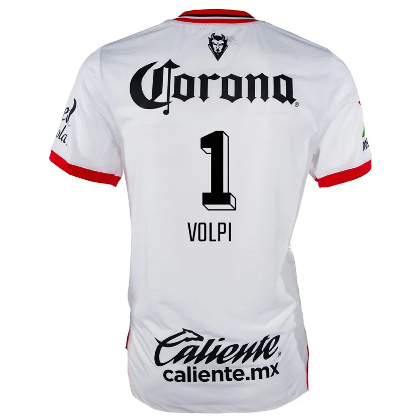 Danxen Kid Tiago Volpi #1 White Red Away Jersey 2024/25 T-Shirt