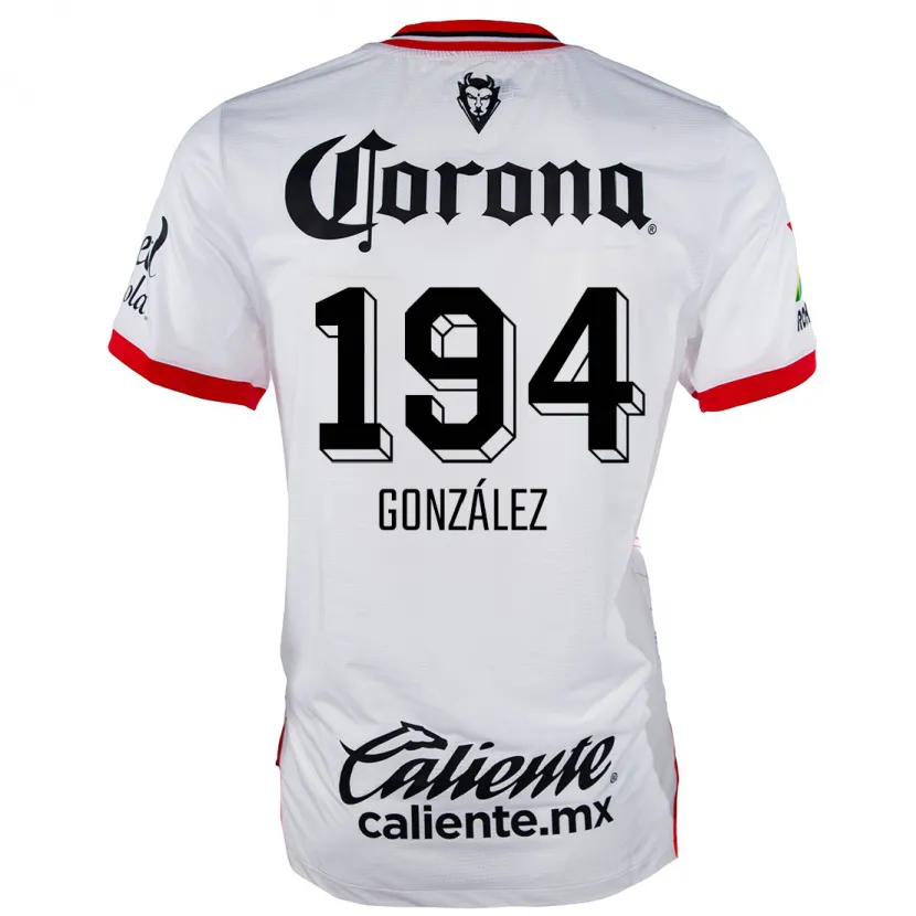 Danxen Kid Cristopher González #194 White Red Away Jersey 2024/25 T-Shirt