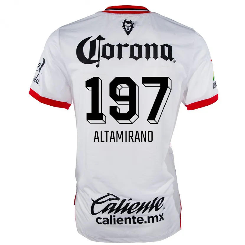 Danxen Kid Óscar Altamirano #197 White Red Away Jersey 2024/25 T-Shirt