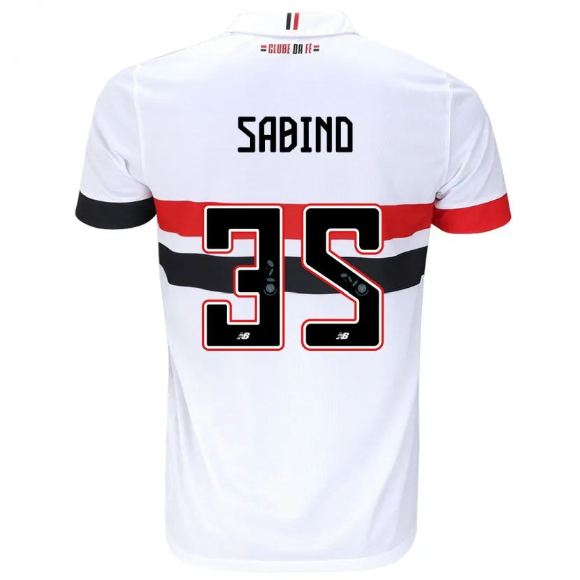 Danxen Men Sabino #35 White Red Black Home Jersey 2024/25 T-Shirt