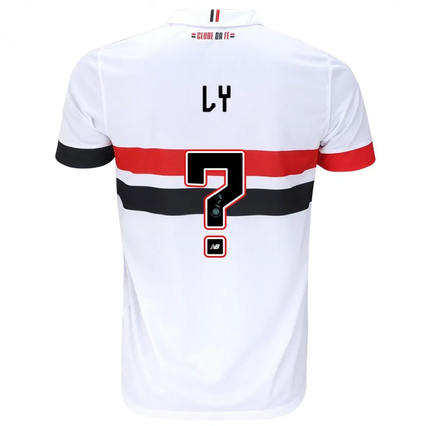 Danxen Men Iba Ly #0 White Red Black Home Jersey 2024/25 T-Shirt