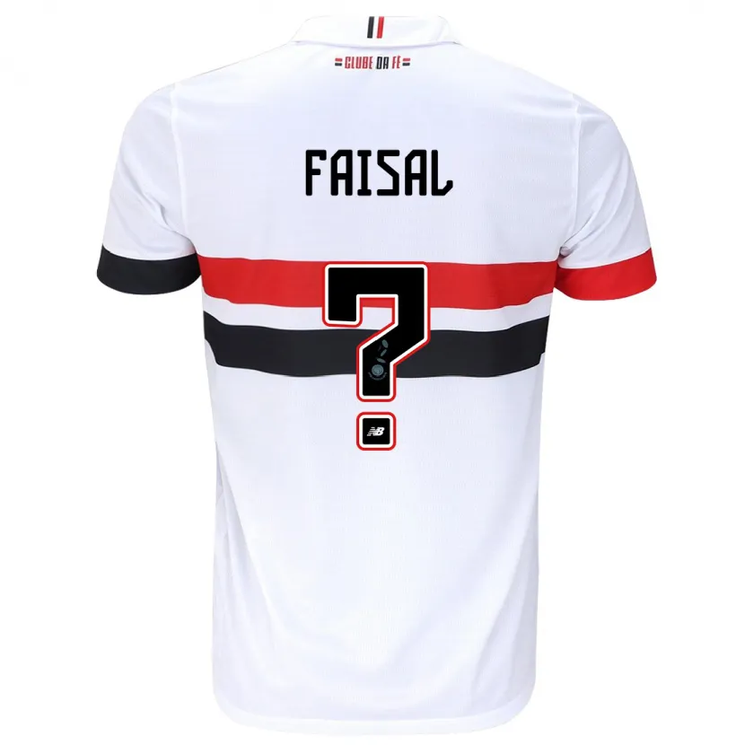 Danxen Men King Faisal #0 White Red Black Home Jersey 2024/25 T-Shirt