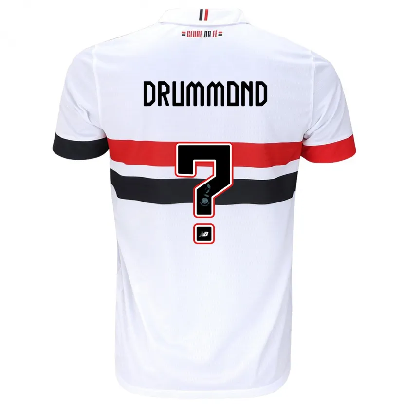 Danxen Men Lucca Drummond #0 White Red Black Home Jersey 2024/25 T-Shirt