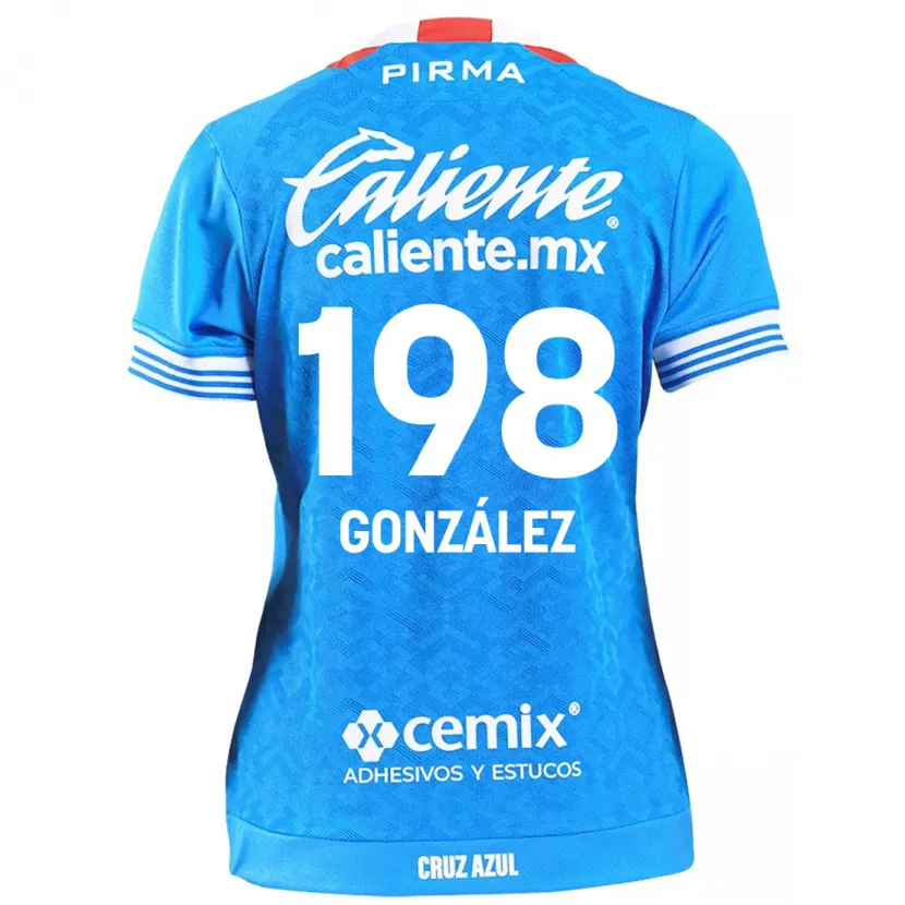 Danxen Men Kenneth González #198 Sky Blue Home Jersey 2024/25 T-Shirt