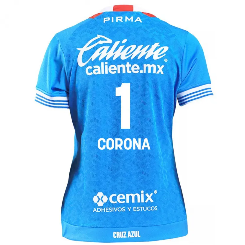 Danxen Men Jose De Jesus Corona #1 Sky Blue Home Jersey 2024/25 T-Shirt