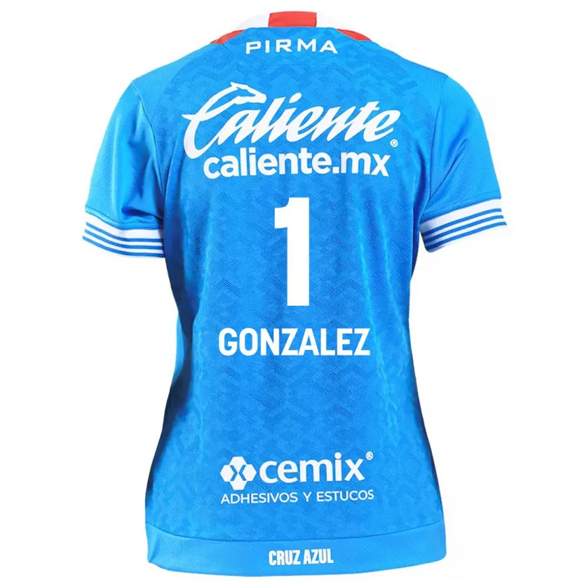 Danxen Men Itzayana Gonzalez #1 Sky Blue Home Jersey 2024/25 T-Shirt