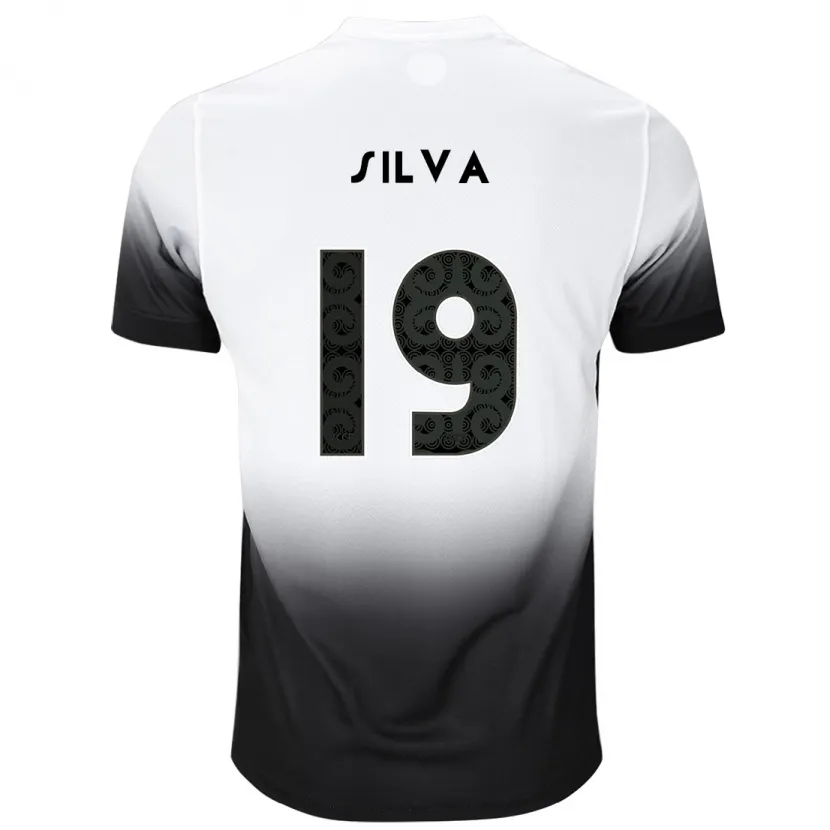 Danxen Men Gustavo Silva #19 White Black Home Jersey 2024/25 T-Shirt