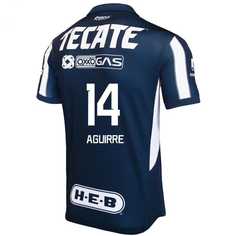 Danxen Men Érick Aguirre #14 Blue Red White Home Jersey 2024/25 T-Shirt