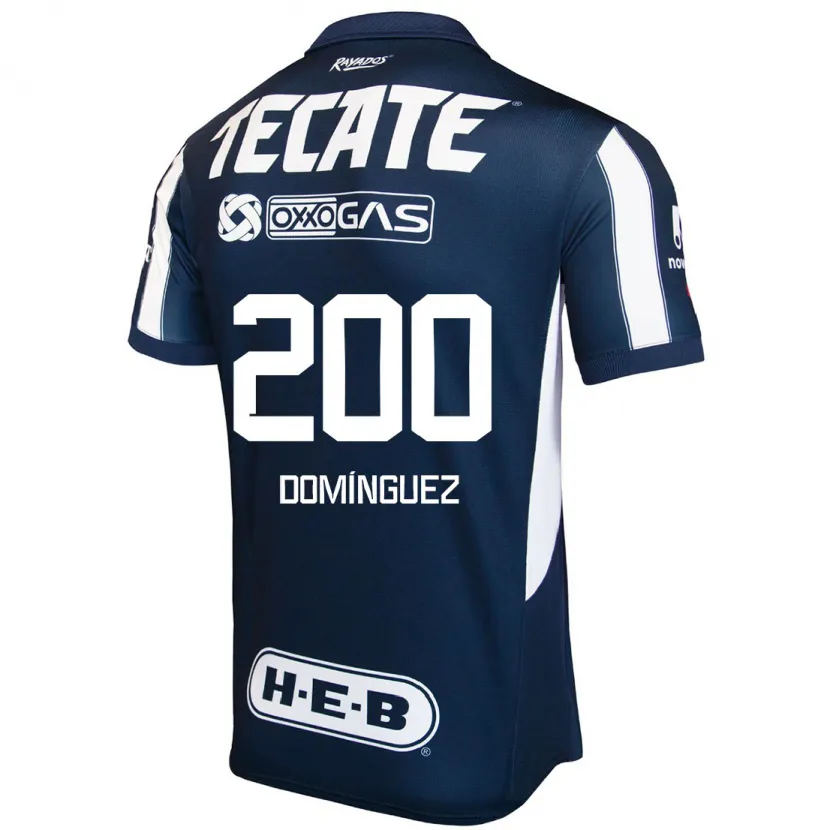 Danxen Men Joel Domínguez #200 Blue Red White Home Jersey 2024/25 T-Shirt