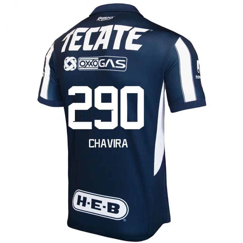 Danxen Men Diego Chavira #290 Blue Red White Home Jersey 2024/25 T-Shirt