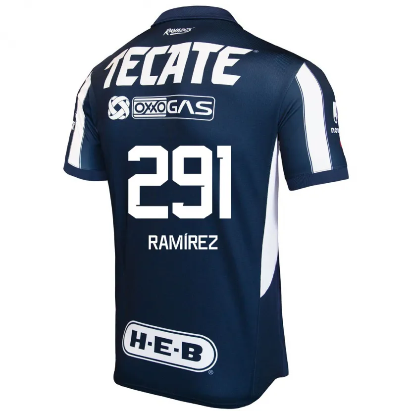 Danxen Men Fabián Ramírez #291 Blue Red White Home Jersey 2024/25 T-Shirt