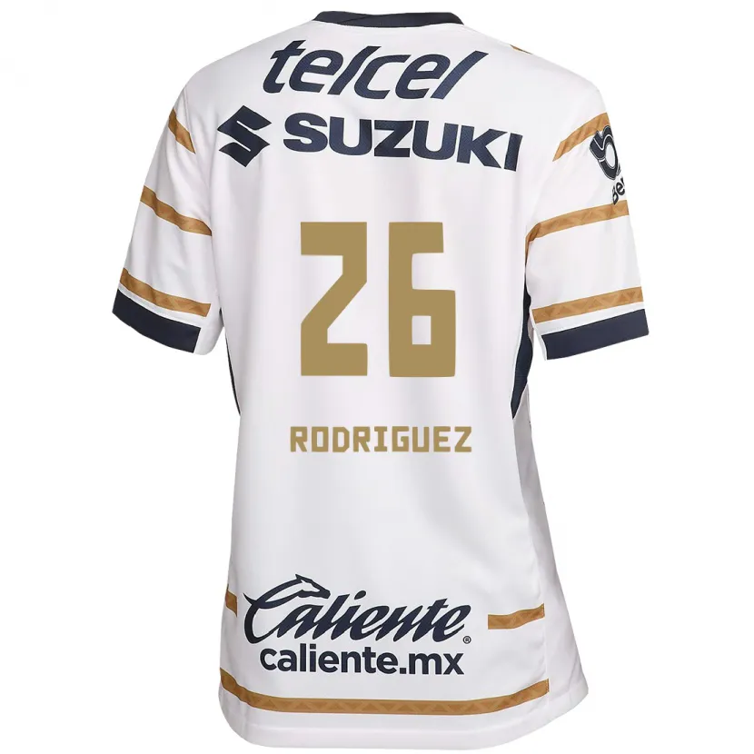 Danxen Men Lucia Rodriguez #26 White Obsidian Home Jersey 2024/25 T-Shirt