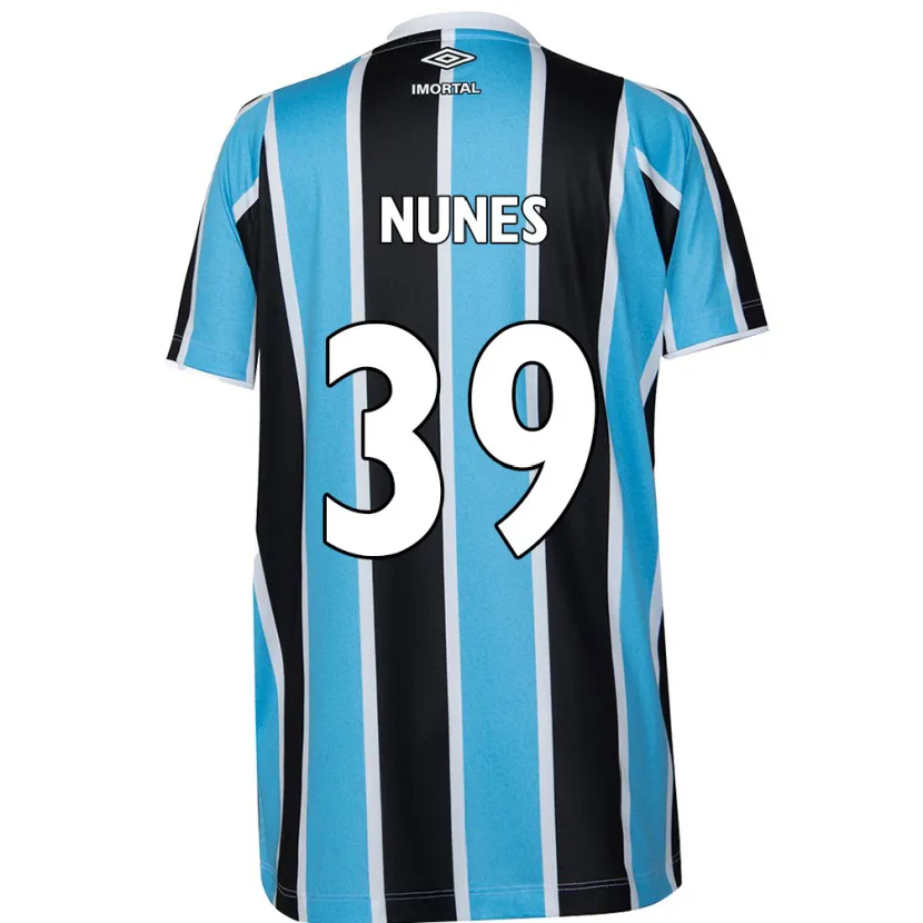 Danxen Men Gustavo Nunes #39 Blue Black White Home Jersey 2024/25 T-Shirt