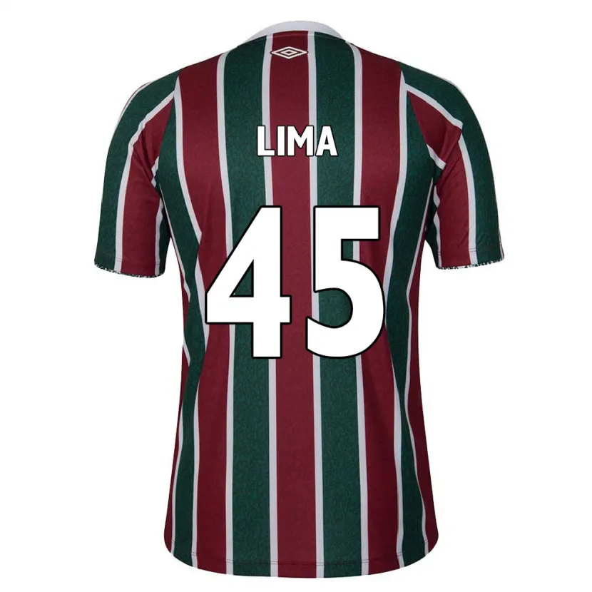 Danxen Men Lima #45 Green Maroon White Home Jersey 2024/25 T-Shirt