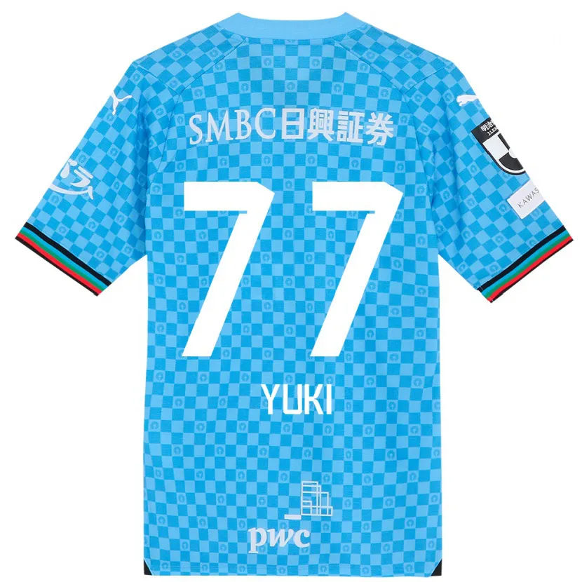 Danxen Men Yuki Yamamoto #77 Azure Blue Home Jersey 2024/25 T-Shirt