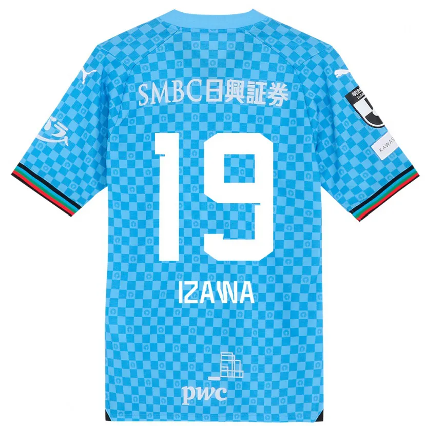 Danxen Men Haruki Izawa #19 Azure Blue Home Jersey 2024/25 T-Shirt