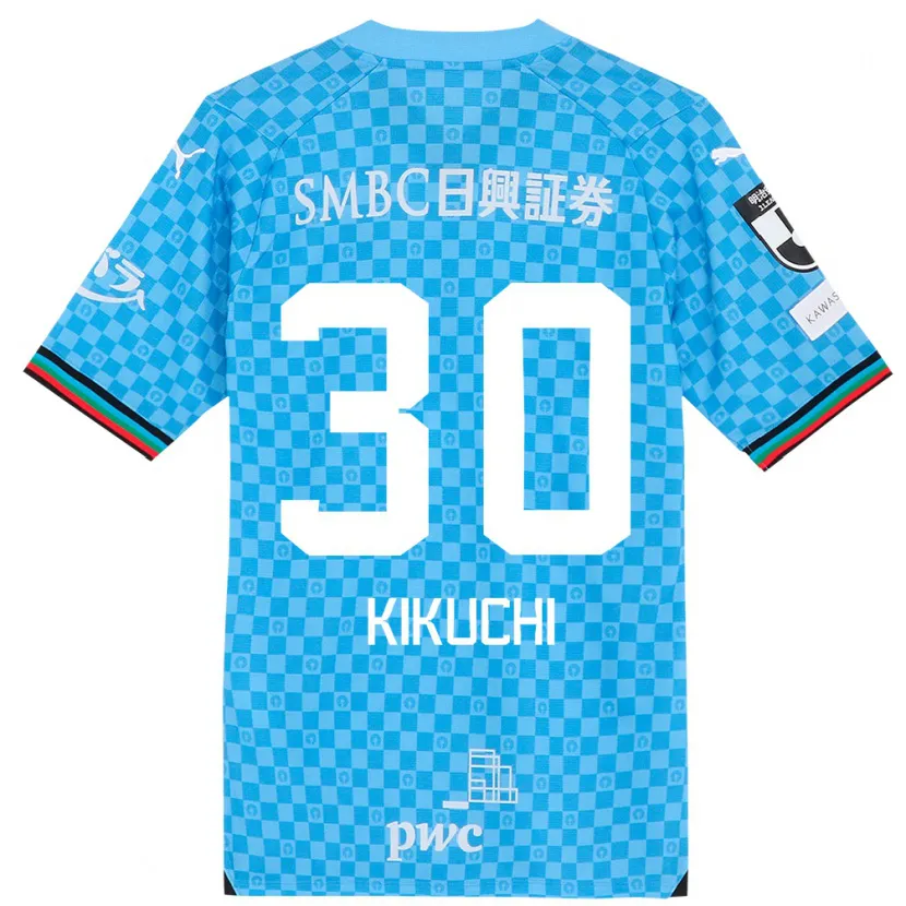 Danxen Men Kyo Kikuchi #30 Azure Blue Home Jersey 2024/25 T-Shirt